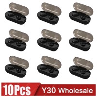 10Pcs, Wholesale, TWS Wireless Headphones, Bluetooth Earphones, Touch Control, Sports Earbuds, Microphone Headset, Y30