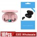 10Pcs, Wholesale, TWS Wireless Headphones, Bluetooth 5.1, Stereo Headset, Earbuds with Microphone, iPhone, Xiaomi, E6S