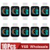 10Pcs, Wholesale, D20 Smart Watch for Men and Women, Y68 Fitness Tracker, Sport Heart Rate Monitor, Wristwatch Pro, IOS, Android